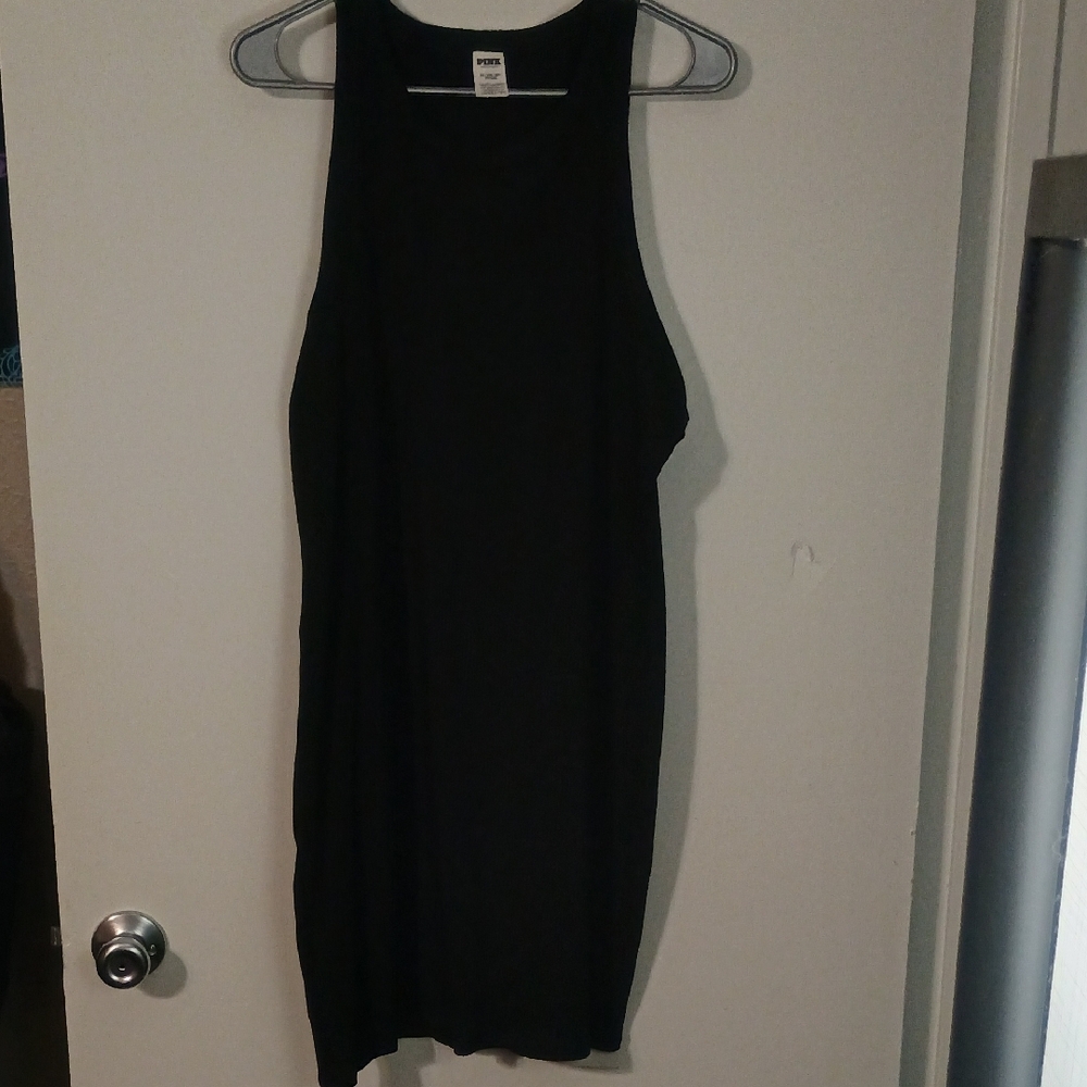 Black Sleeveless Tank Top